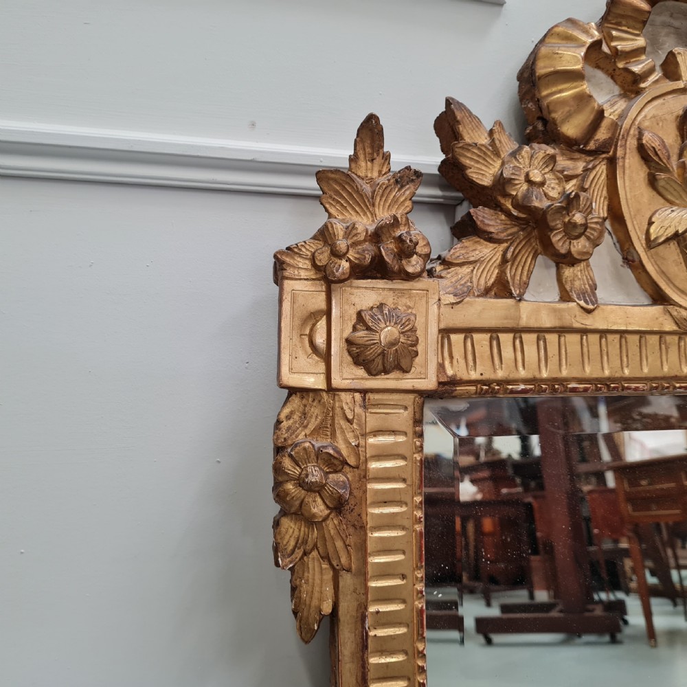 Beautiful French Marriage Mirror c1820 View III