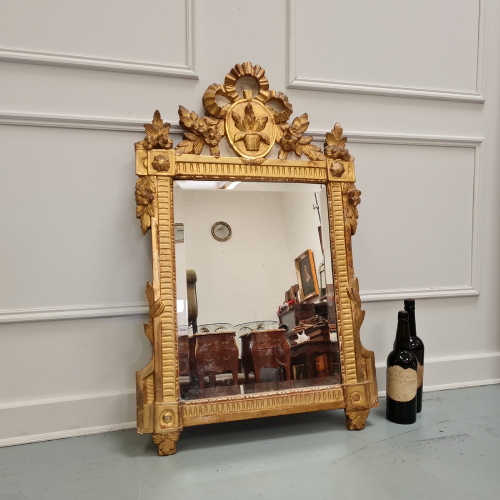 Beautiful French Marriage Mirror c1820 View VI