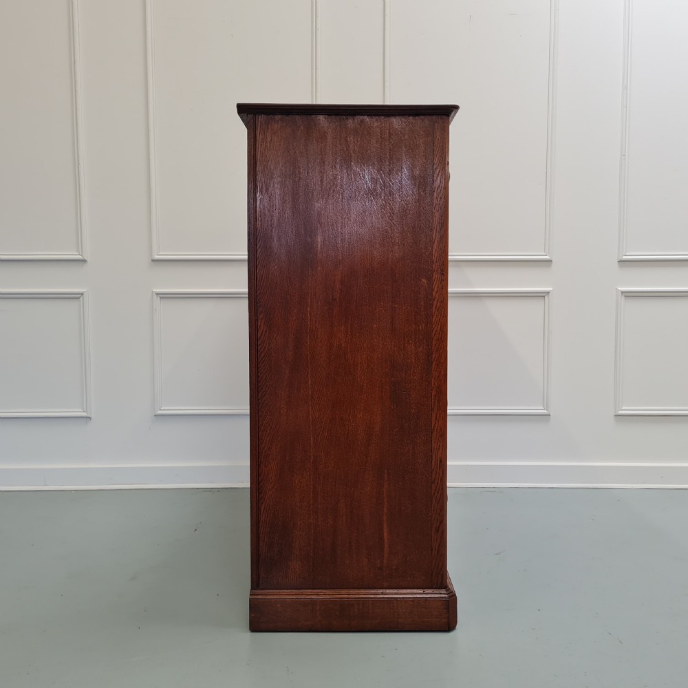 Antique Oak Chest c1890 View V