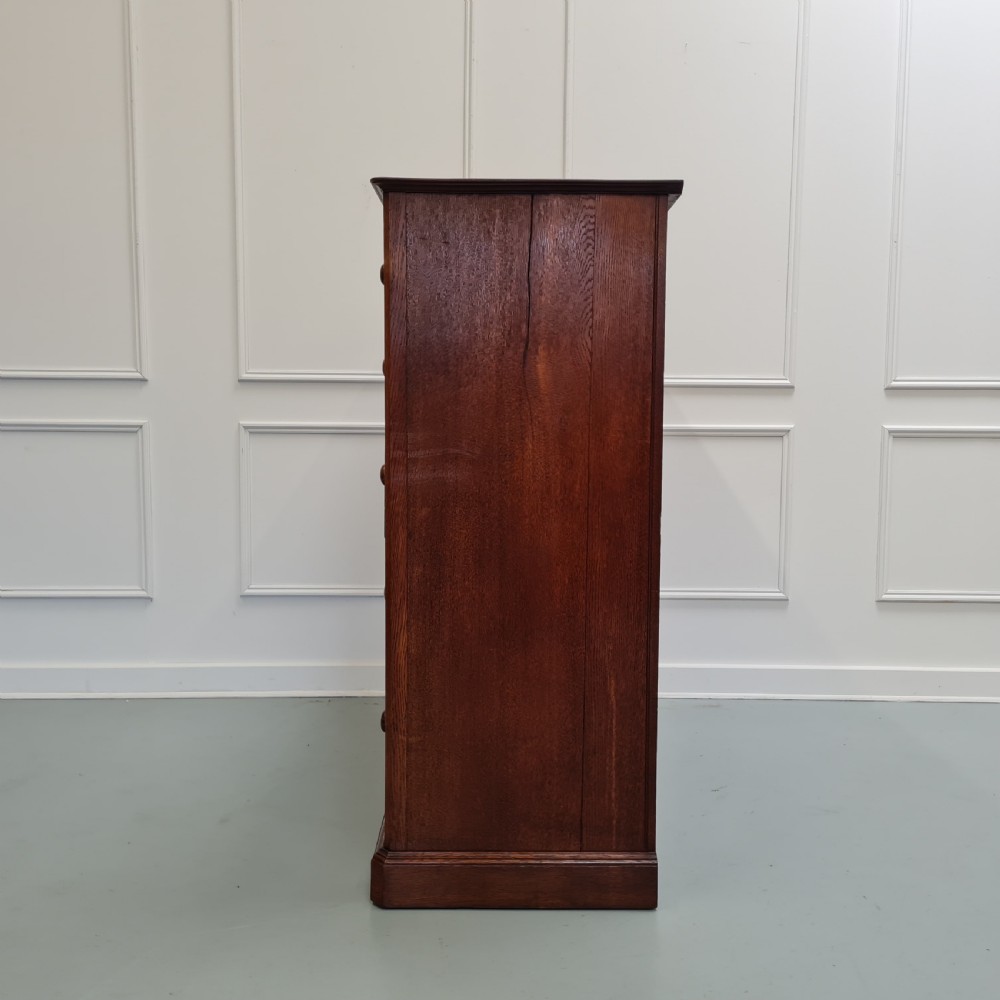 Antique Oak Chest c1890 View VII