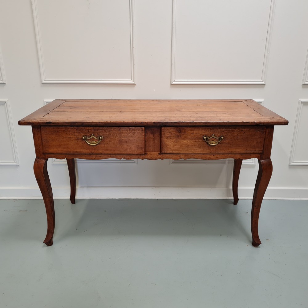 Antique Cherry Serving Table c1840 View II