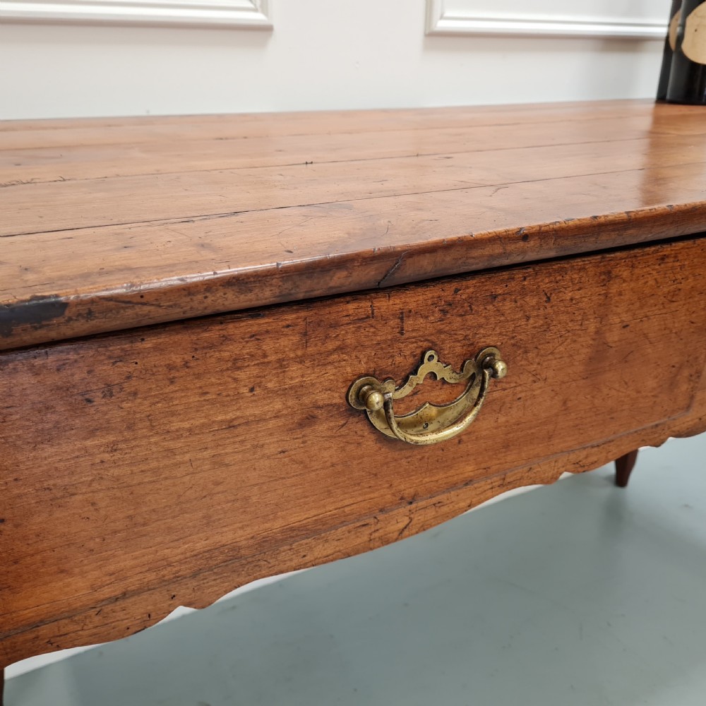 Antique Cherry Serving Table c1840 View VII