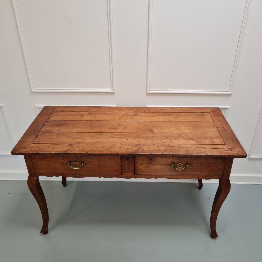 Antique Cherry Serving Table c1840 View VIII