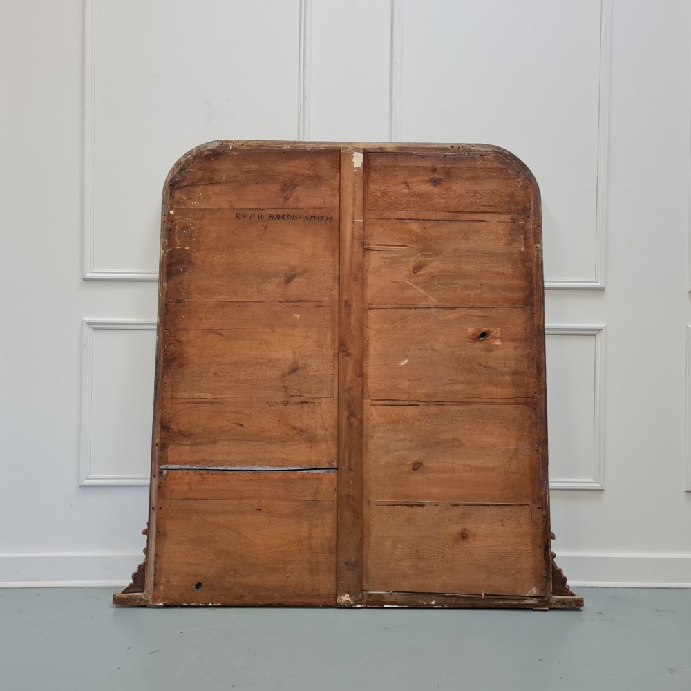 Antique English Overmantle Mirror C1870 View VII