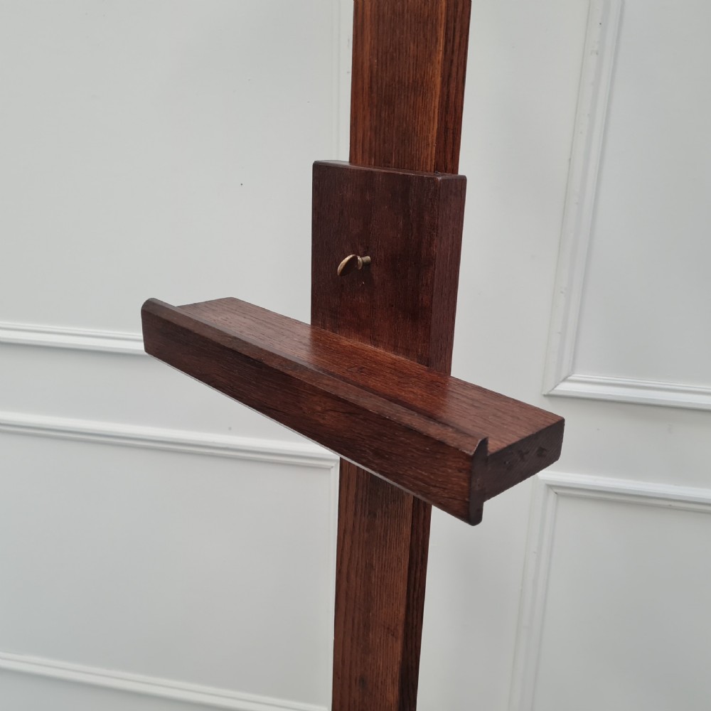 Oak Artist's Studio Easel c1930 View IV