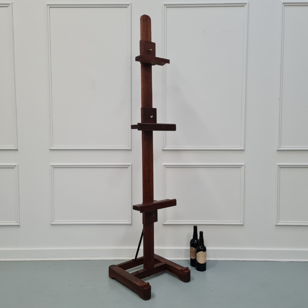 Oak Artist's Studio Easel c1930 View VI