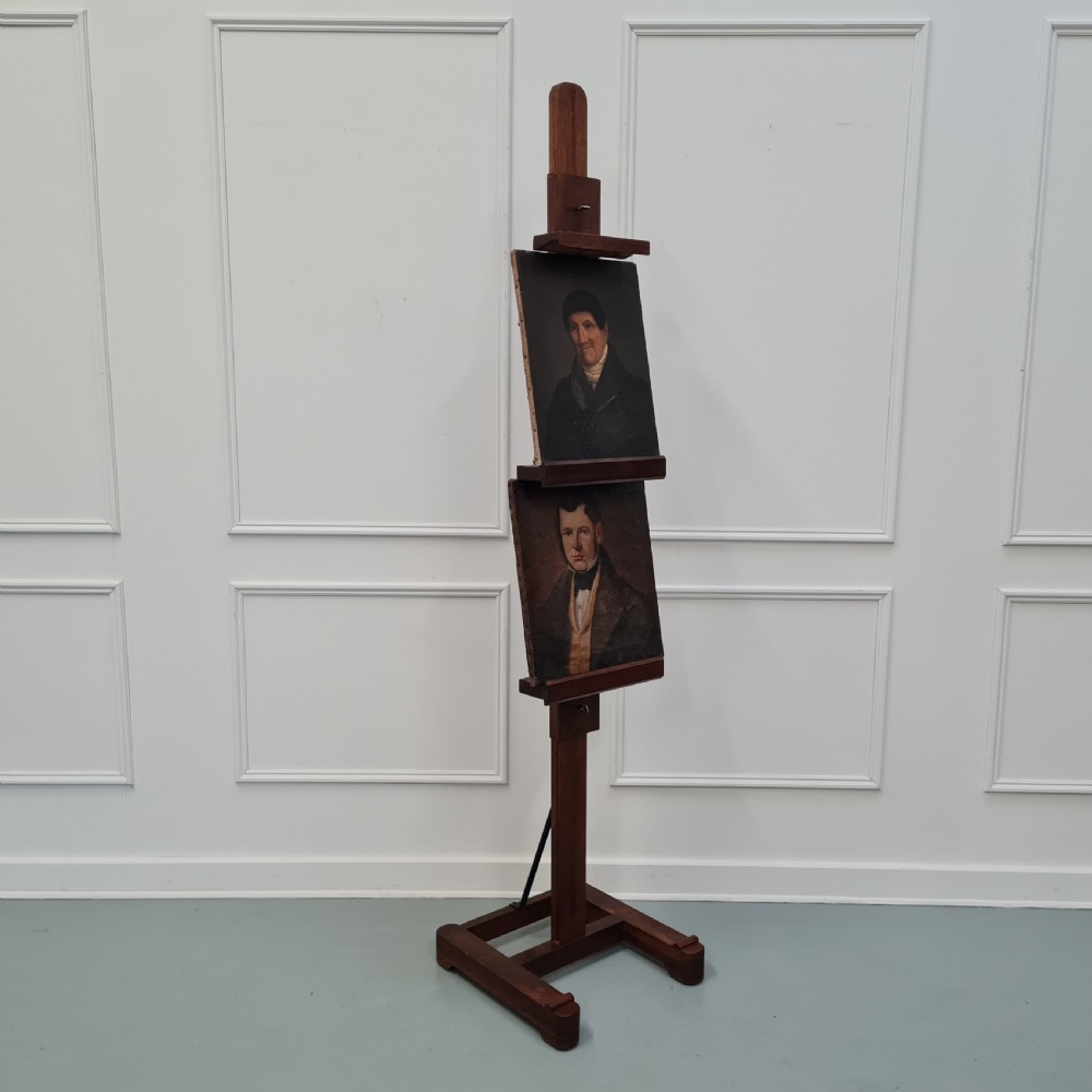 Oak Artist's Studio Easel c1930 View VII