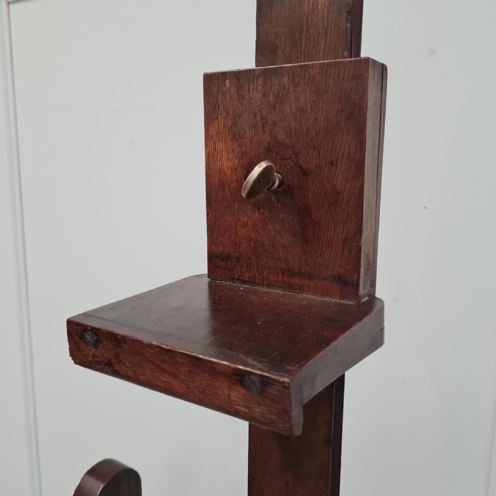 Oak Artist's Studio Easel c1930 View IX