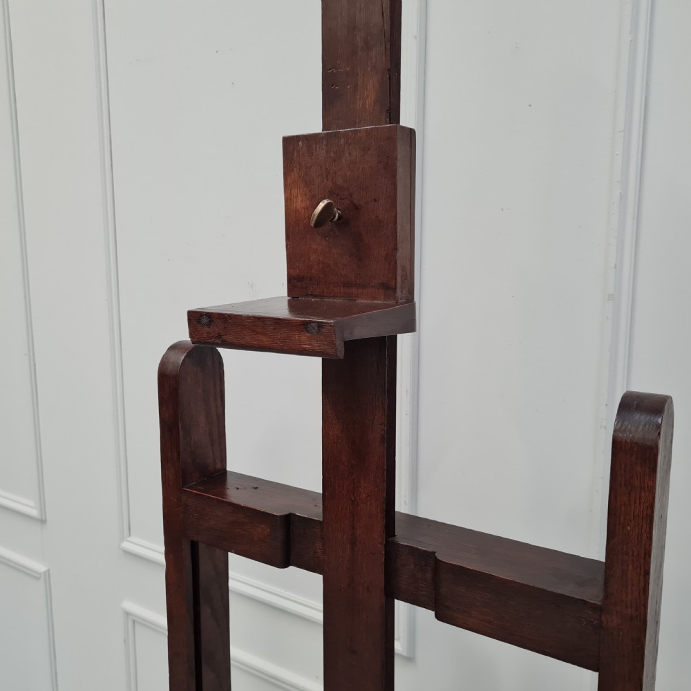 Oak Artist's Studio Easel c1850 View III