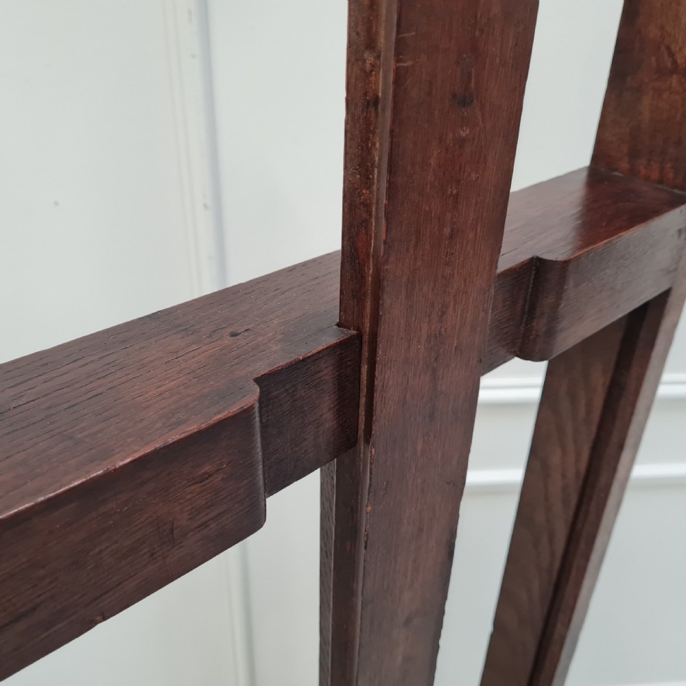Oak Artist's Studio Easel c1850 View IX