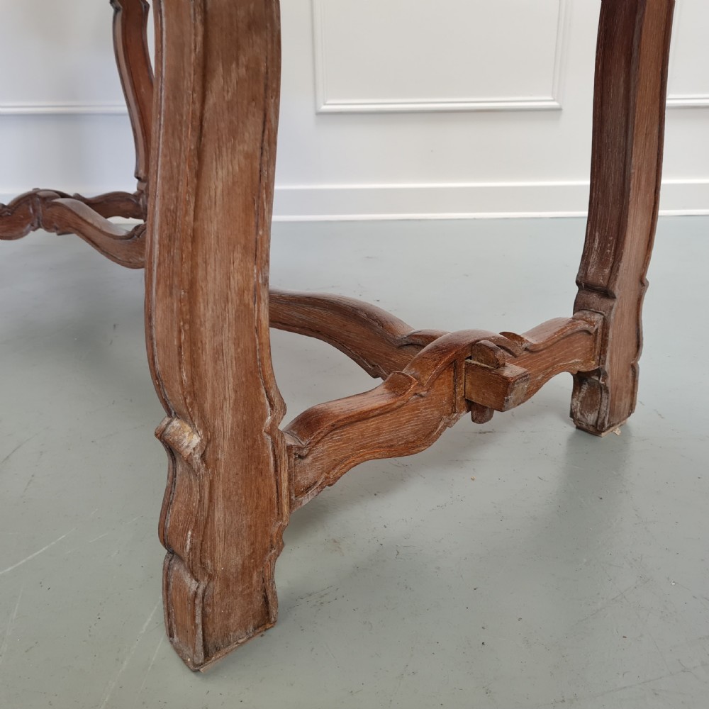 Large Antique Spanish Oak Dining Table 1900 View V