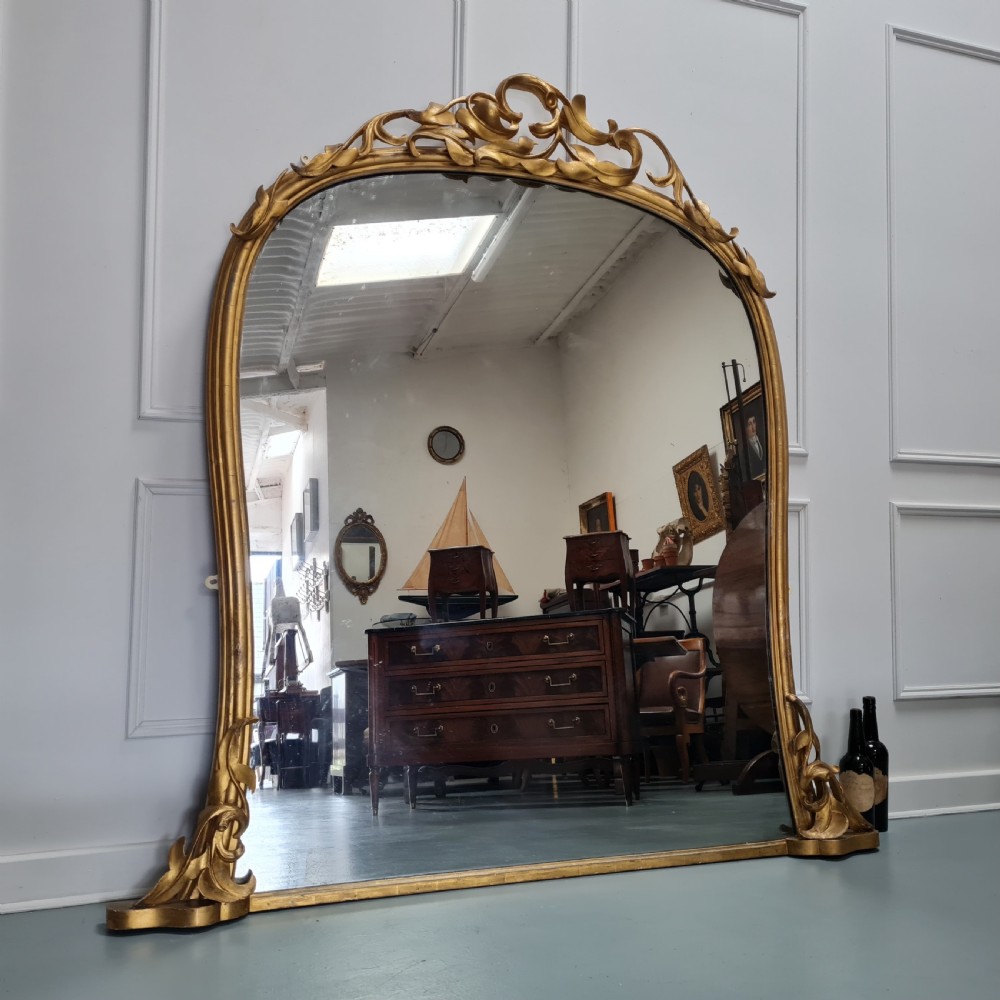 Beautiful Antique English Mirror C1840 View V