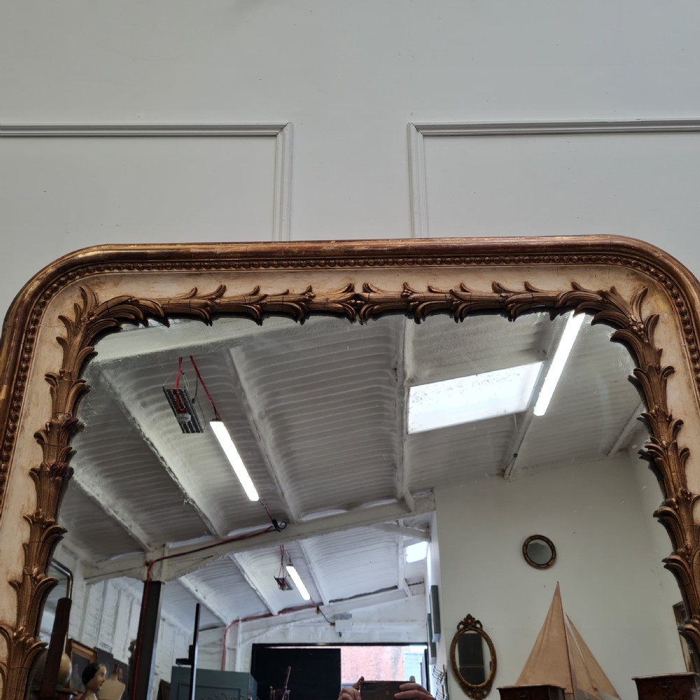 Huge Beautifully Decorative French Mirror c1840 View IV