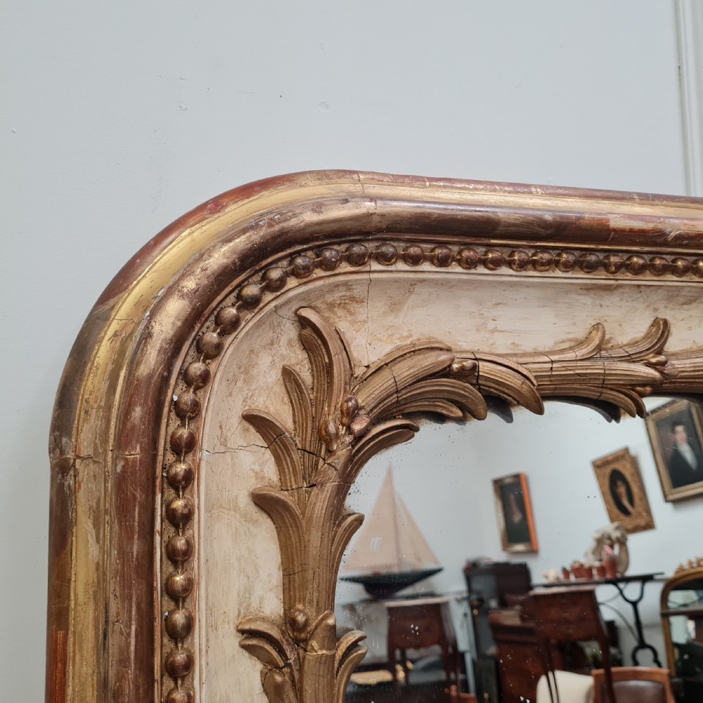 Huge Beautifully Decorative French Mirror c1840 View V