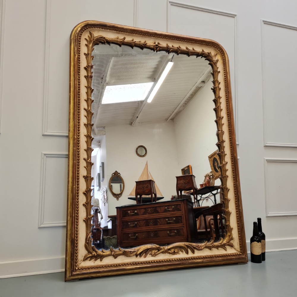 Huge Beautifully Decorative French Mirror c1840 View VIII