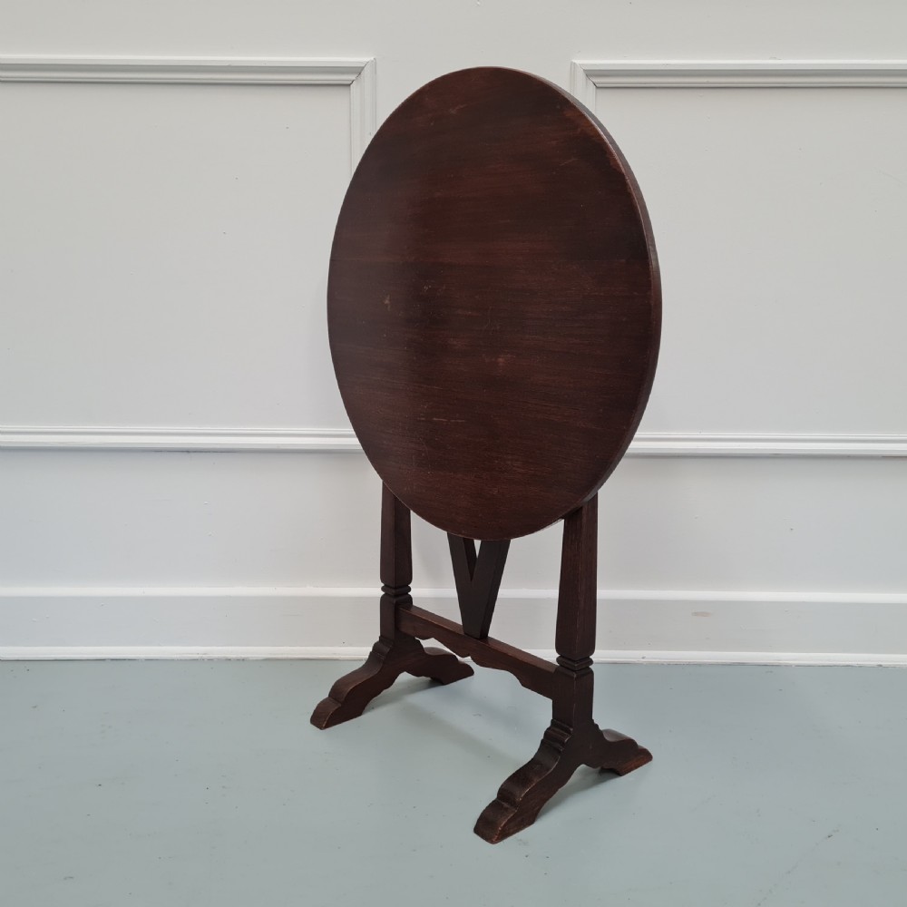 French Wooden Folding Vendange Table c1930 View II
