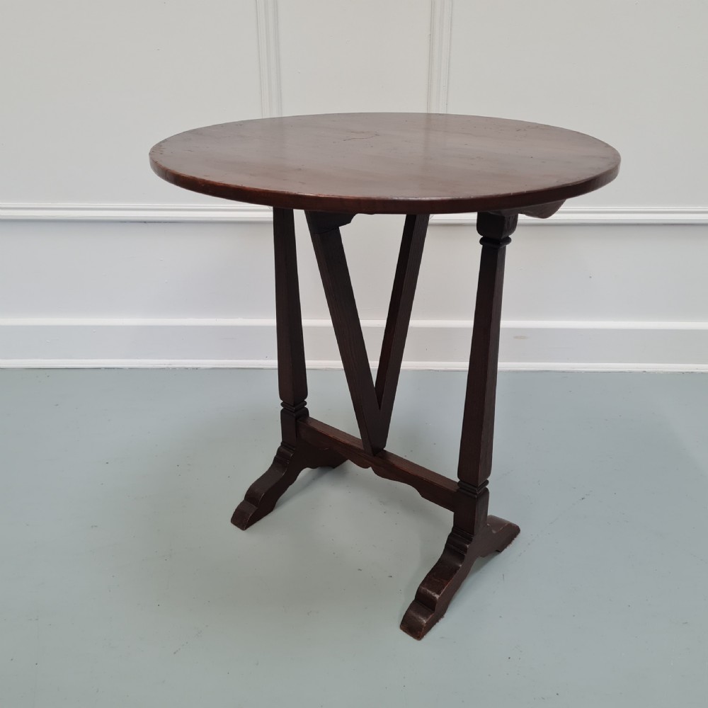 French Wooden Folding Vendange Table c1930 View III