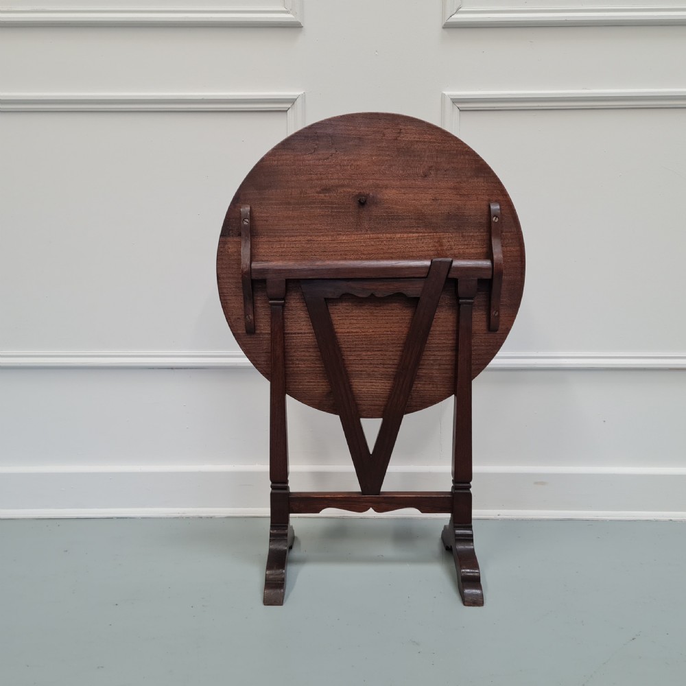 French Wooden Folding Vendange Table c1930 View V