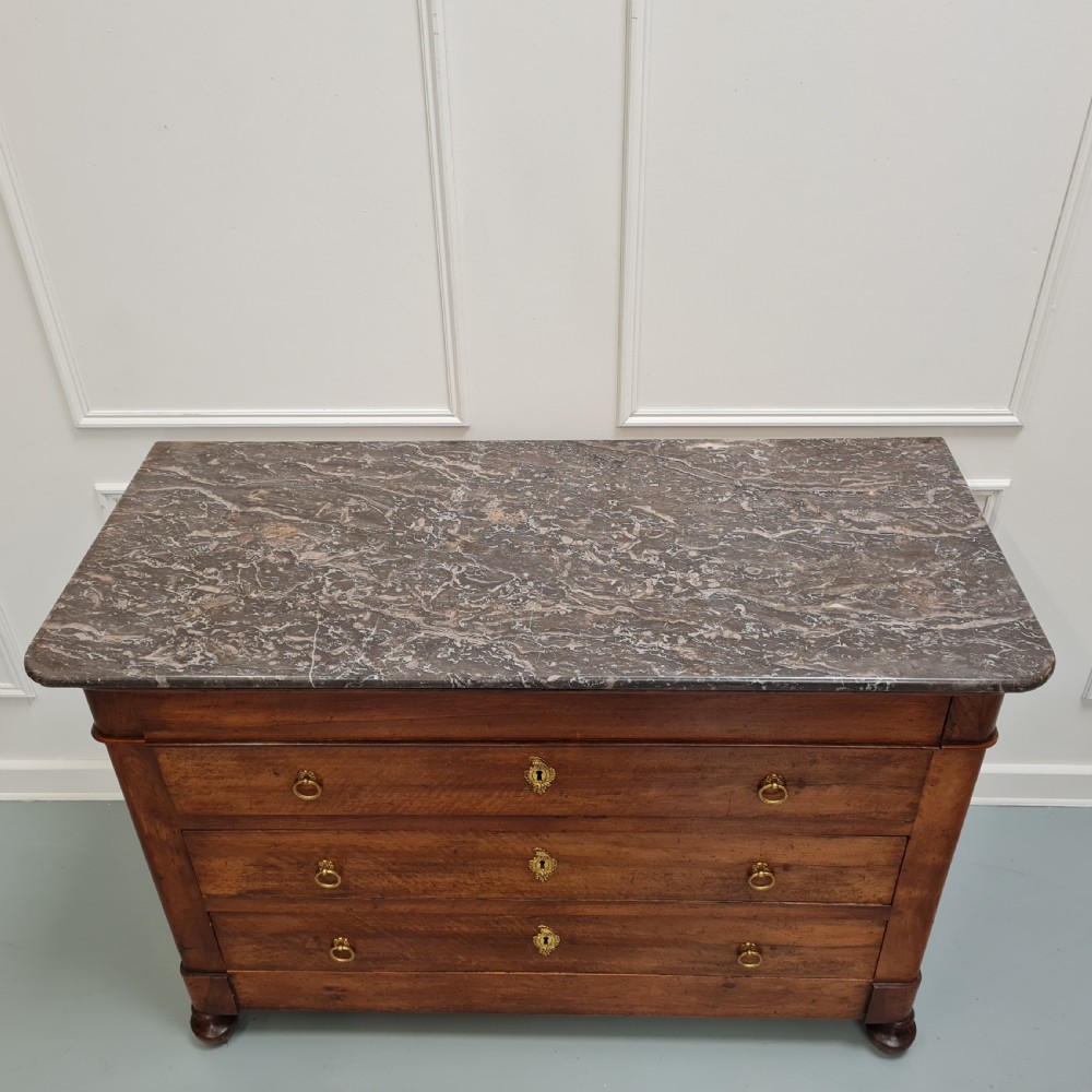 Antique French Walnut Commode c1850 View II