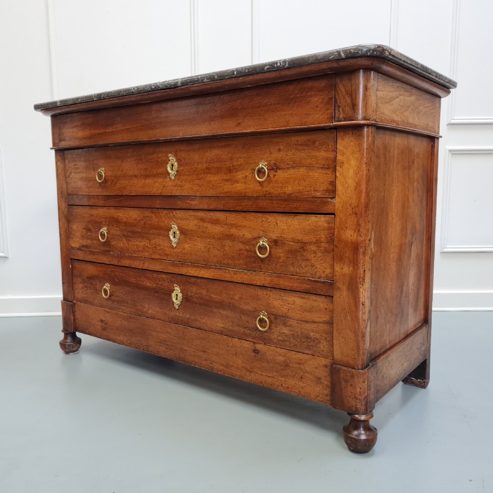 Antique French Walnut Commode c1850 View VII