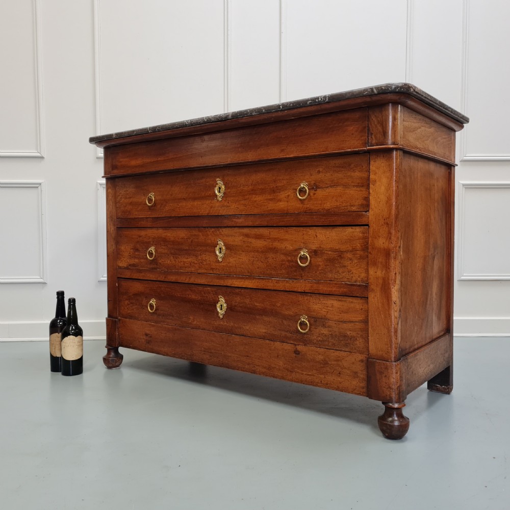 Antique French Walnut Commode c1850 View VIII