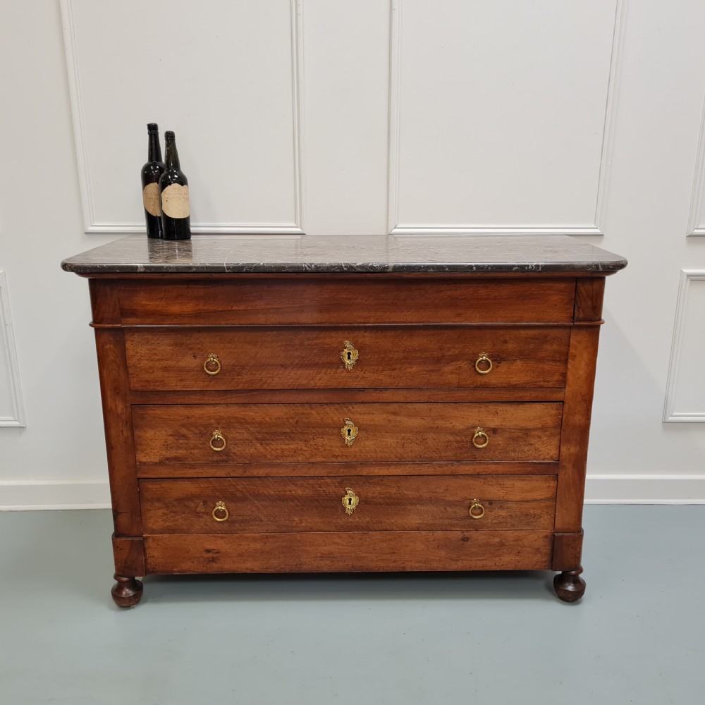 Antique French Walnut Commode c1850 View X