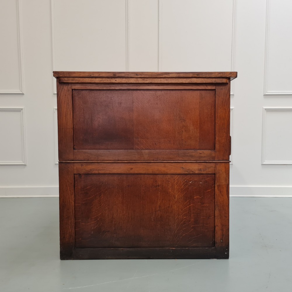 Antique Ash Plan Chest C1930 View VII