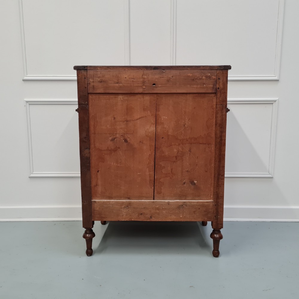 Antique French Small Walnut Directoire Commode c1810 View V