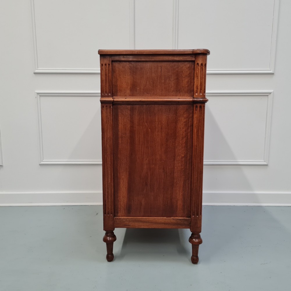 Antique French Small Walnut Directoire Commode c1810 View VII