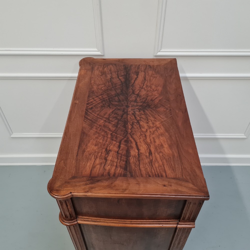 Antique French Small Walnut Directoire Commode c1810 View VIII