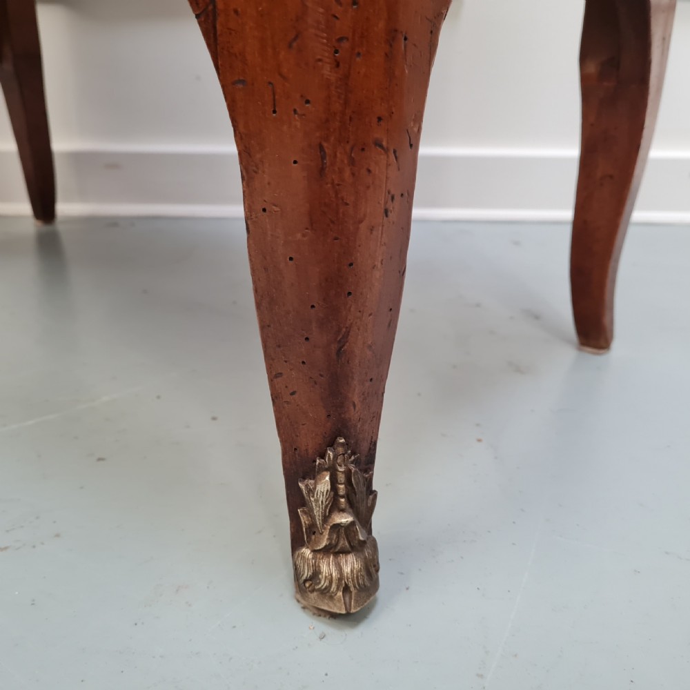Rare Pair of Small Antique French Cherry Wood Commodes c1920 View VIII