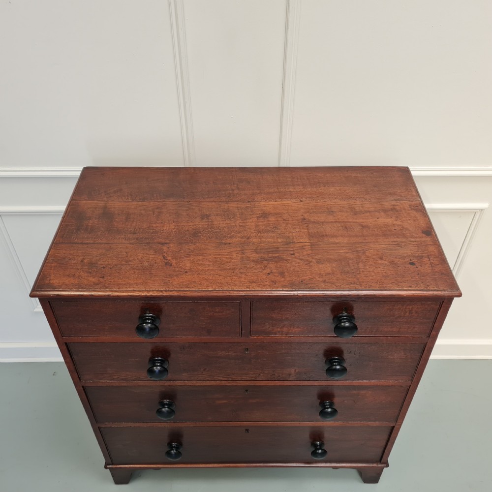 Late Georgian Primitive Oak Chest C1820 View II