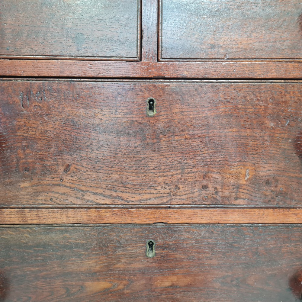Late Georgian Primitive Oak Chest C1820 View V