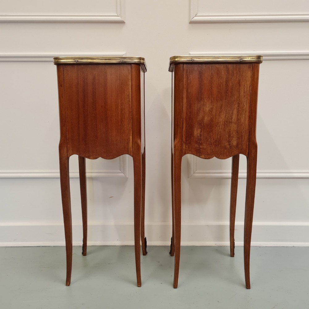 Antique Kingwood Bedsides Tables c1930 View VI