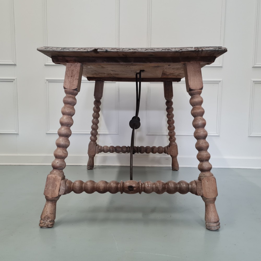 Antique Spanish Walnut Table View II