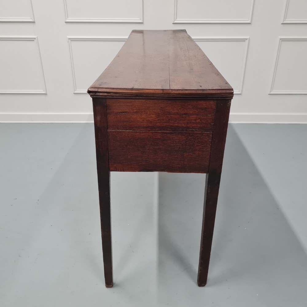 Antique Georgian Oak Dresser Base c1790 View II