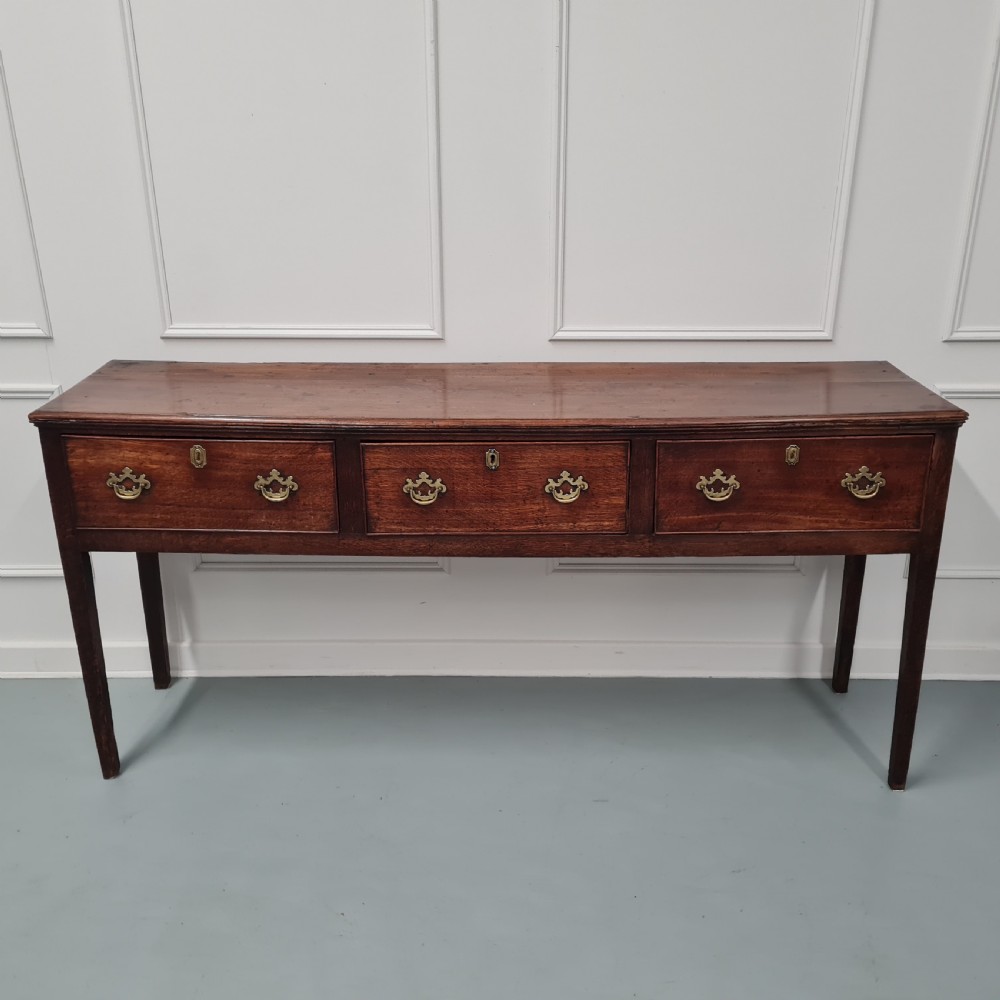 Antique Georgian Oak Dresser Base c1790 View VIII