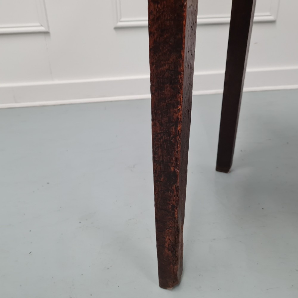 Antique Georgian Oak Dresser Base c1790 View XV