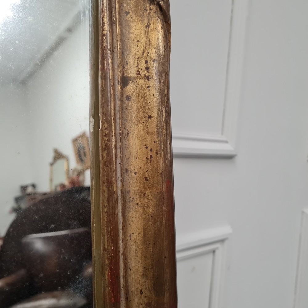 Antique French Gilded Mirror c1930 View VI