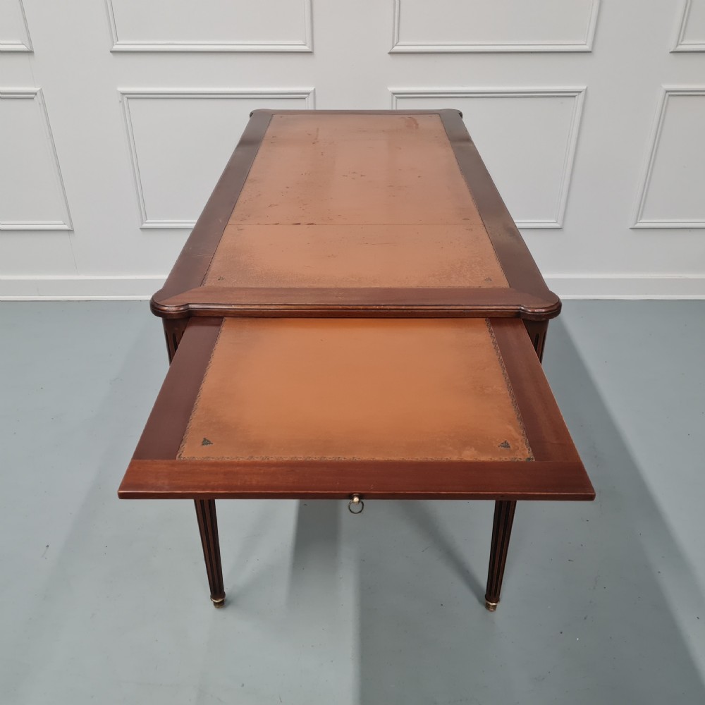 Antique Mahogany French Desk c1930 View IV