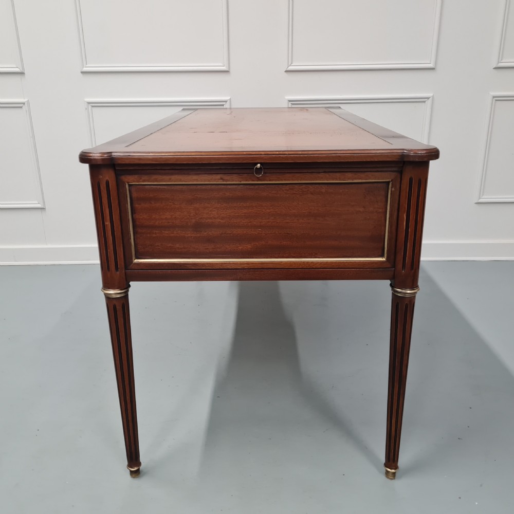 Antique Mahogany French Desk c1930 View V
