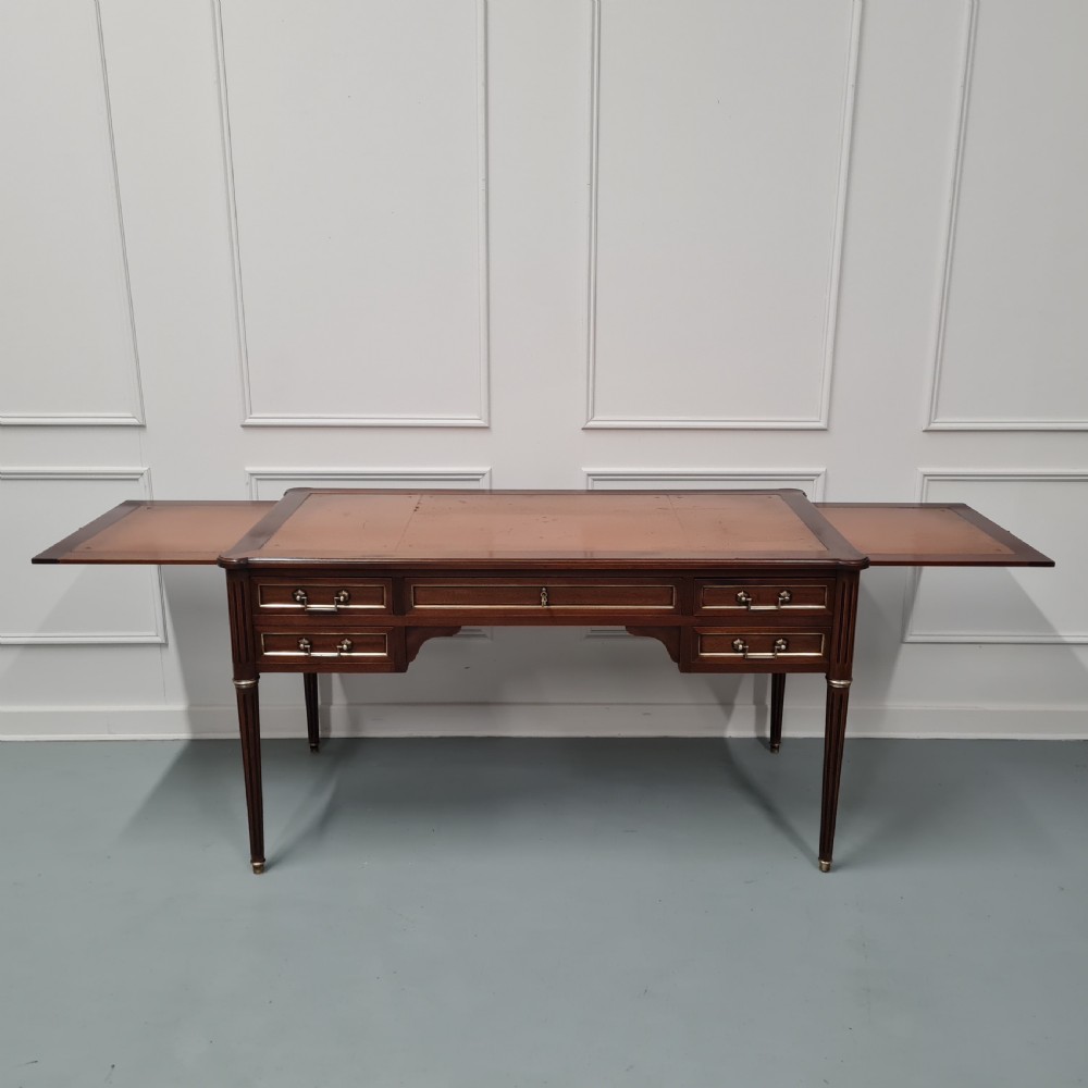 Antique Mahogany French Desk c1930 View VI