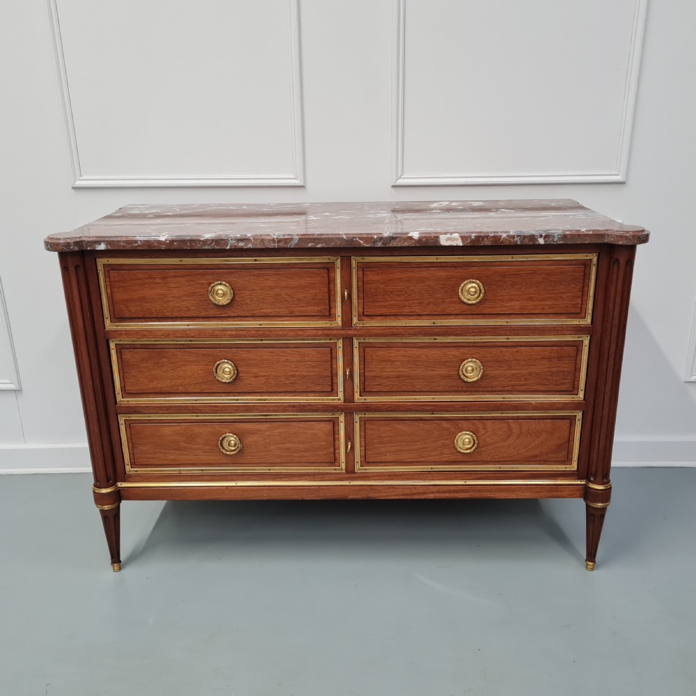 Beautiful French Mahogany Commode c1930 View II