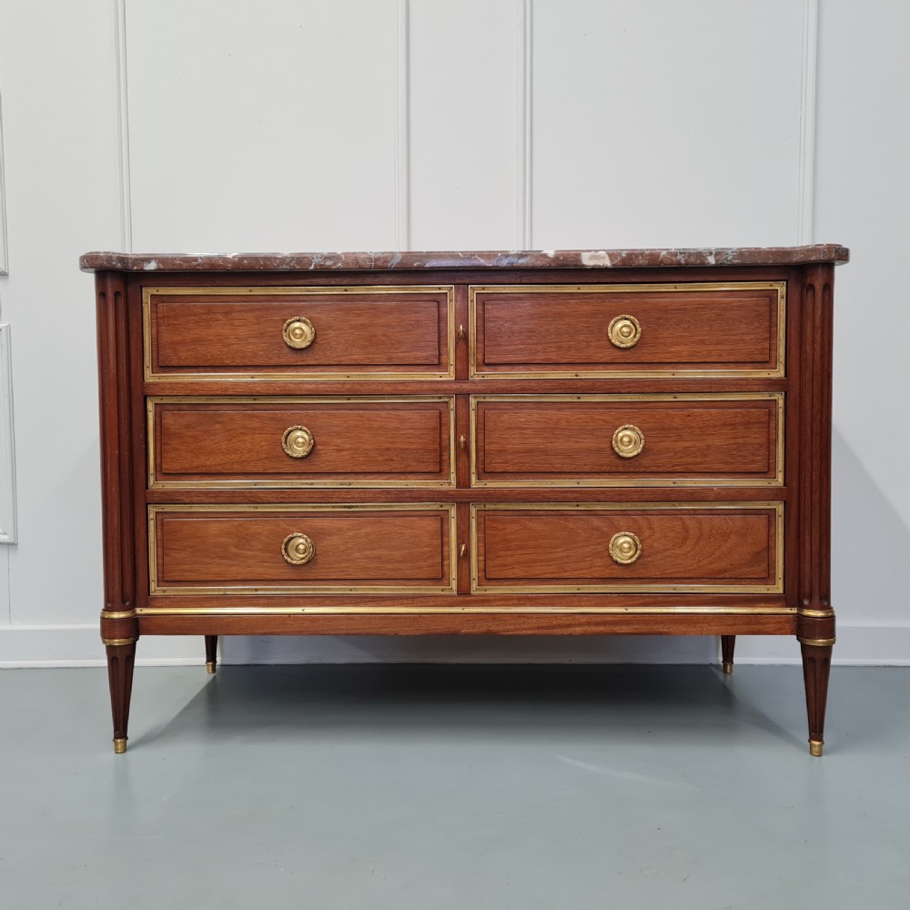 Beautiful French Mahogany Commode c1930 View III