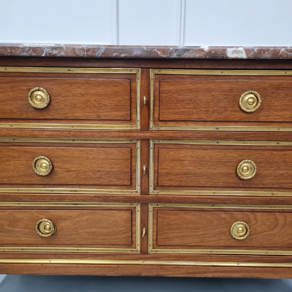 Beautiful French Mahogany Commode c1930 View VI