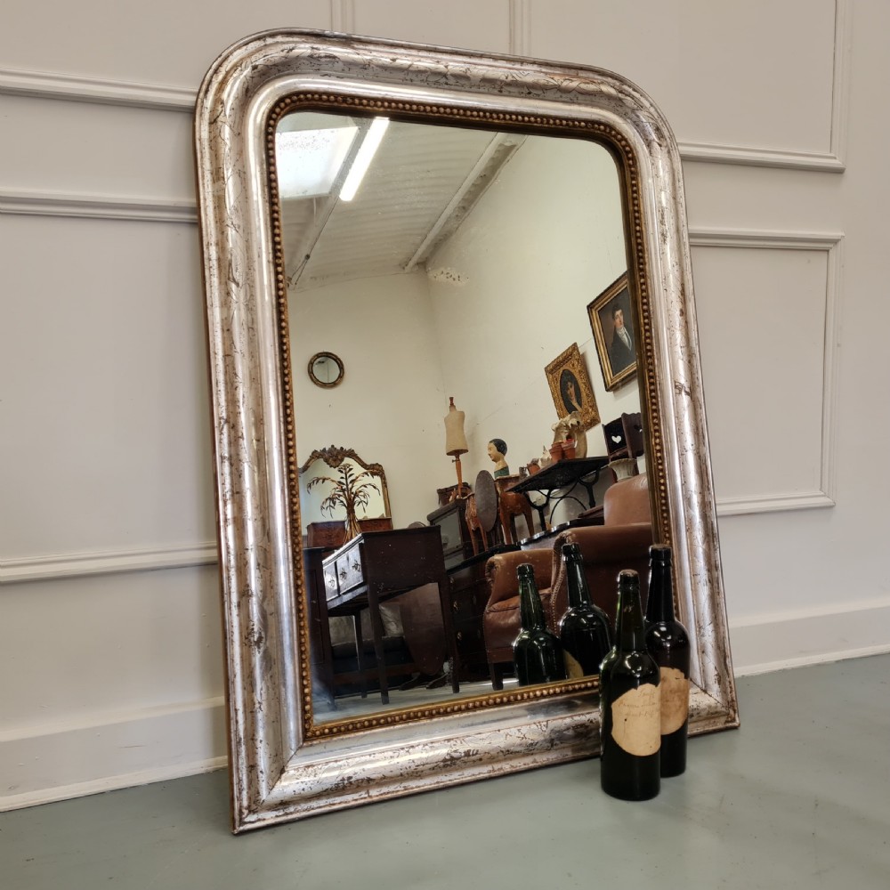 Antique French Louis Philippe Mirror c1890 View II
