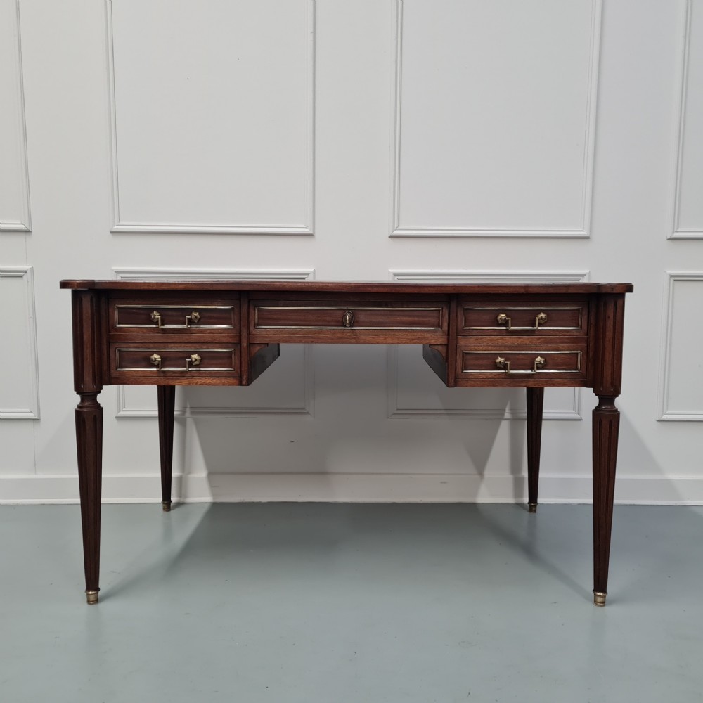Antique Mahogany French Desk c1930 View IV