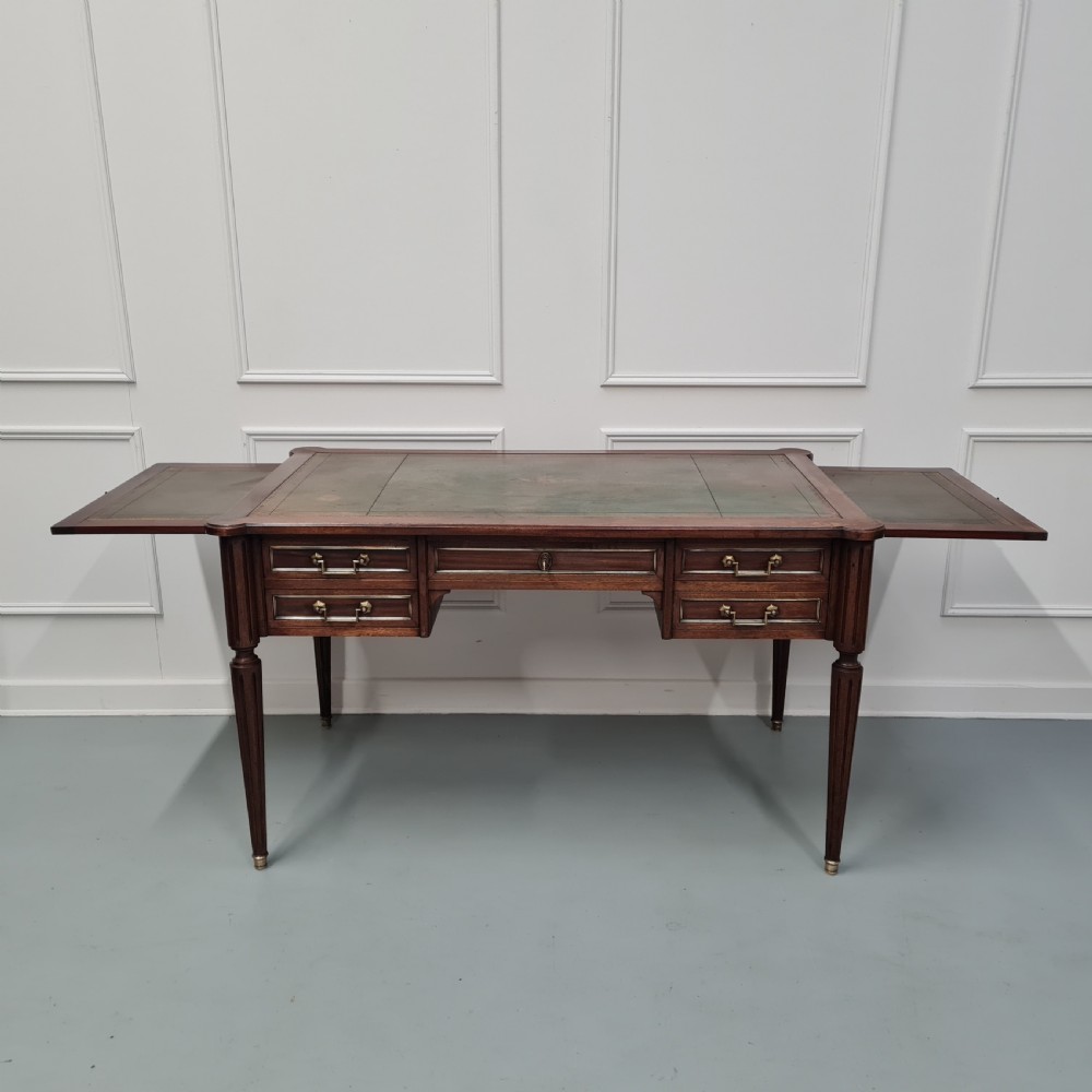 Antique Mahogany French Desk c1930 View VII