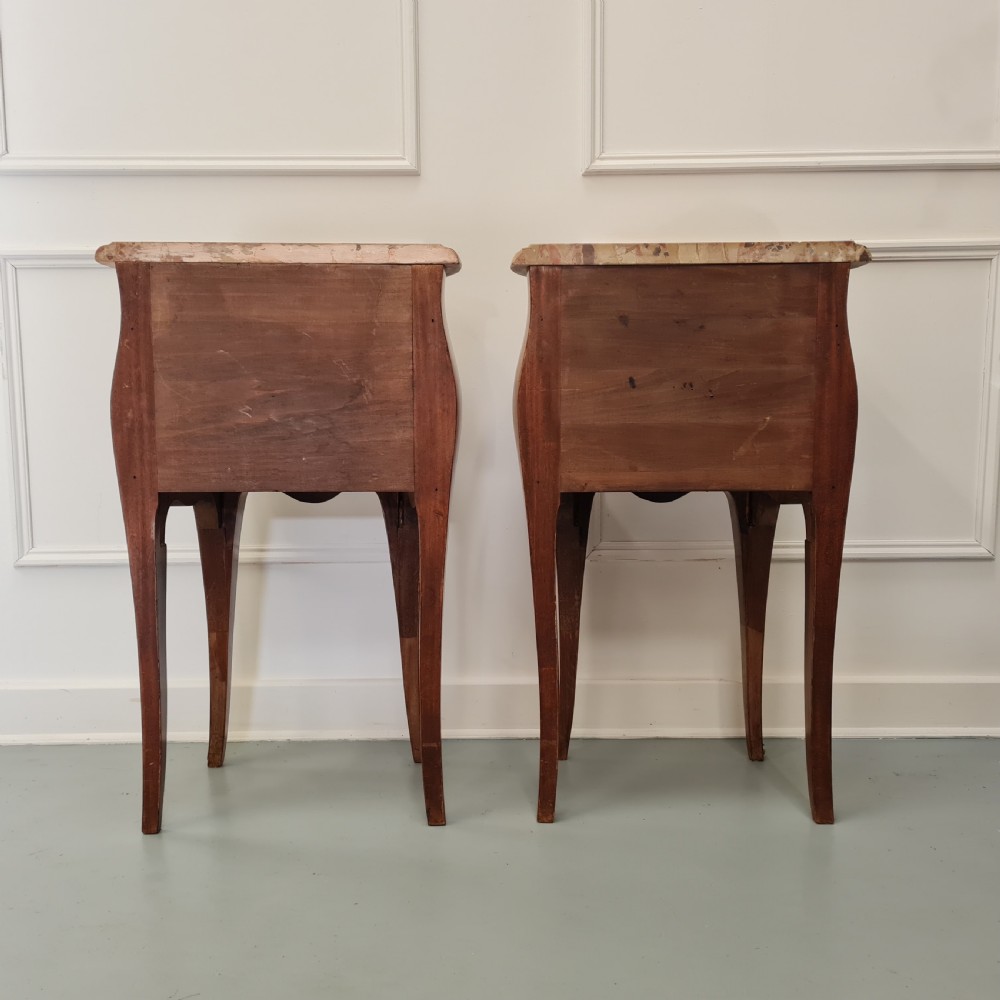 Pair of Kingwood Bedside Tables c1930 View VII