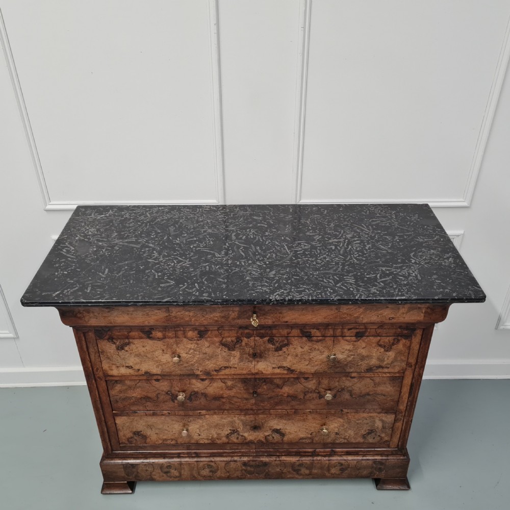 French Antique Walnut Commode c1870 View III